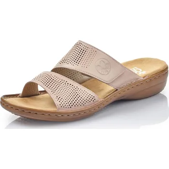 Rieker 60812-31 Rosa Dámské pantofle Rieker 60812-31 Rosa