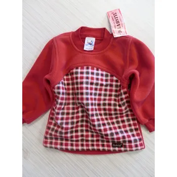 Dívčí mikina Dívčí mikiny, velikost 110, Barva červená, Určení Pro holky