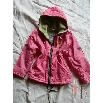 Chlapecká bunda Dívčí růžová bunda jaro/podzim, velikost 110, Barva Růžová, Složení materiálu 100%polyester