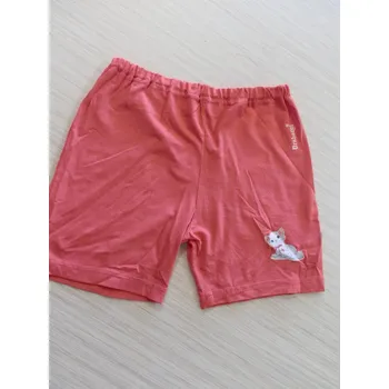 Dívčí šortky 134/140, velikost 140, Barva Růžová, Složení materiálu 98% bavlna 2% lykra