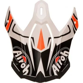 Helma na motorku náhradní kšilt pro přilby TERMINATOR OPEN VISION, AIROH - Itálie (shock oranžová)