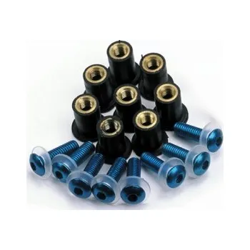 OXFORD Sada šroubů do plexi - modré