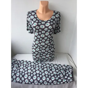 Dámský kostýmek Kostým- sukně s halenkou ČIRKA, Barva Jako na obrázku, Velikost XXXL 54, Materiál 96% Viskoza 4% Lycra