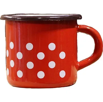 Hrnec Smaltovaný hrnek 0,4 L (tečky) (Smaltovaný hrnek 0,4 L (tečky))