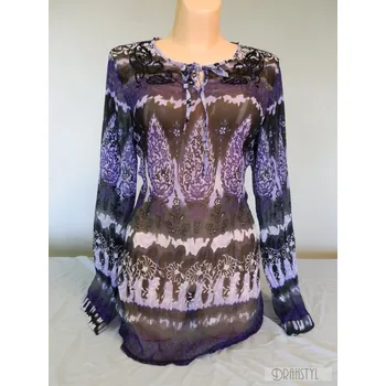 Voálová halenka VASDA, Barva Jako na obrázku, Velikost 44, Materiál 100% Polyester