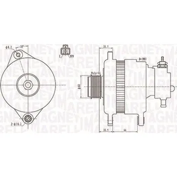 Alternátor Magneti Marelli 063731900010