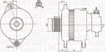 Alternátor Magneti Marelli 063731900010