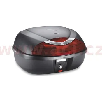 Motodoplněk MONOLOCK TopCase - 42l, KAPPA (černý, červená odrazka, kompozit, vč. plotny K628)
