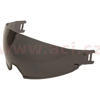 Helma na motorku plexi pro přilby EXECUTIVE, AIROH - Itálie (sun visor/tmavé kouřové)