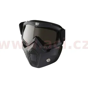 Motocyklové brýle brýle s maskou URNA (tmavé plexi)