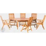 FaKOPA Venkovní sezení 6x skládací židle stůl Anfisa