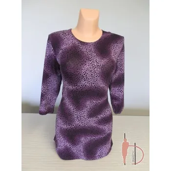 Dámská tunika Halenka,tunika NIKOS 36,38, Barva Fialová, Velikost M40 , Materiál 96% Viskoza 4% Lycra