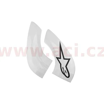 Motocyklový chránič plastové kryty pro krční chrániče BNS PRO, ALPINESTARS - Itálie (bílé)