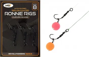 Rybářský háček NGT Ronnie Rig & Teflon Hooks 6 - 3 ks