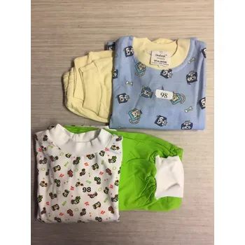 Dívčí pyžamo Dětské pyžamo 98 - 2 druhy, velikost 98, Barva Zelená, Rukáv dlouhý rukáv