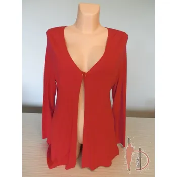 Dámský svetr Svetřík ŠAERT- prodloužený , Barva Červená, Velikost L 42 , Materiál 96% Viskoza 4% Lycra