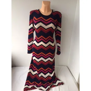 Dámské šaty Teplé šaty s delším rukávem RENA, Barva Jako na obrázku, Velikost XL48, Materiál 100%Akryl