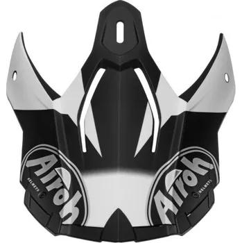 Helma na motorku náhradní kšilt pro přilby TERMINATOR OPEN VISION, AIROH - Itálie (slider černá)