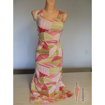 Dámské šaty Dámské šaty Tonka, Barva Růžová, Velikost XXL 48, Materiál 96% PES 4%Lycra