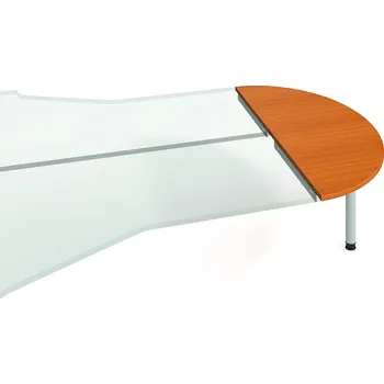 Hobis Přídavný stůl GP 160 Barva desky stolu: ořech, Barva kovu: šedá