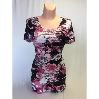 Dámská tunika Halenka URANA, Barva Růžová, Velikost XXXXL58, Materiál 96% Viskoza 4% Lycra