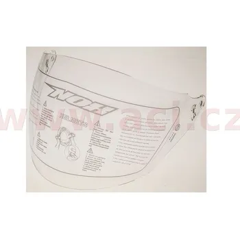 Příslušenství k helmě na motorku plexi pro přilby N640, NOX - Francie (čiré)