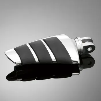 Stupačky řidiče Highway Hawk SMOOTH pro motocykly HONDA na vybrané modely (pár) Chrom