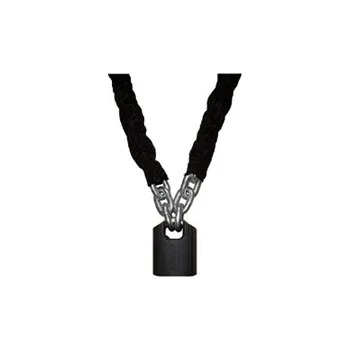 Motozámek TOKOZ Zámek na moto , PLUTO 50/1000, řetěz 8 mm s textil. návlekem