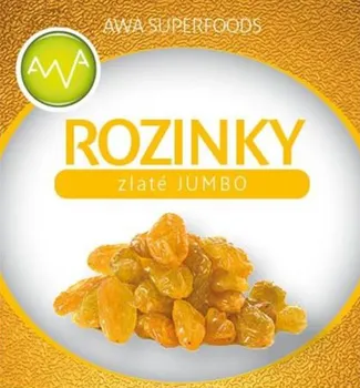 Sušené ovoce AWA superfoods Rozinky zlaté Jumbo 1 kg