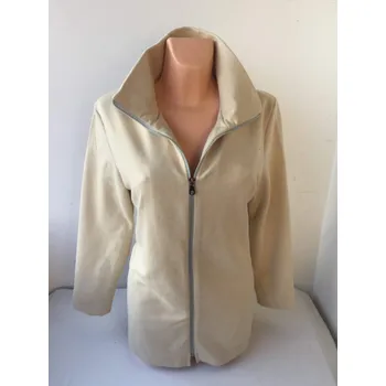 Dámský svetr Bavlněný kabátek béžový IGA, Barva Béžová, Velikost XXXL 54, Materiál 100% bavlna