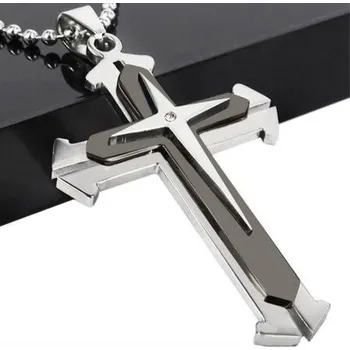 Přívěsek Blingstar Přívěsek Kříž BLING CROSS 2 TONE - křížek * 916