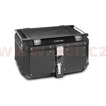 Motodoplněk MONOKEY TopCase K-VENTURE - 58 l, KAPPA (černý, hliník, 55,5x32,3x45,4 cm)