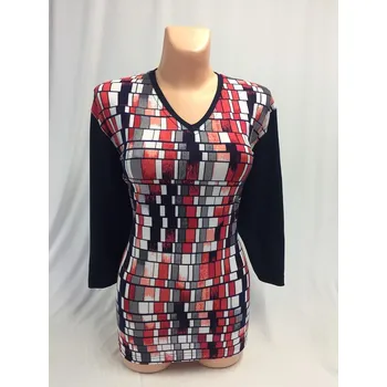 Dámská tunika Halenka BUTTA, Barva Modrá, Velikost XXL50, Materiál 96% Viskoza 4% Lycra