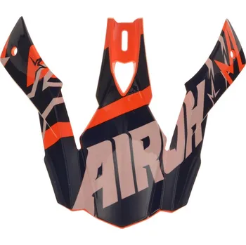 Helma na motorku náhradní kšilt pro přilby SWITCH Startruck, AIROH - Itálie (modrá/oranžová)