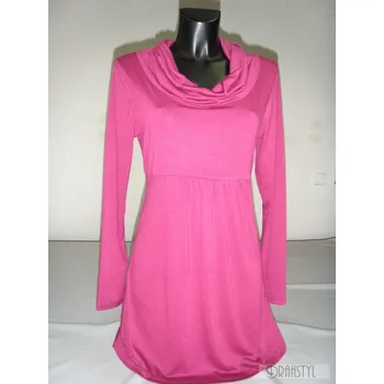 Dámská tunika Tuniková halenka, Barva Tmavě modrá, Velikost M 38 , Materiál 96% Viskoza 4% Lycra