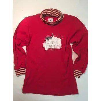 Chlapecké tričko Dívčí rolák červený 122, velikost 122, Barva jako na obrázku 3, Rukáv dlouhý rukáv