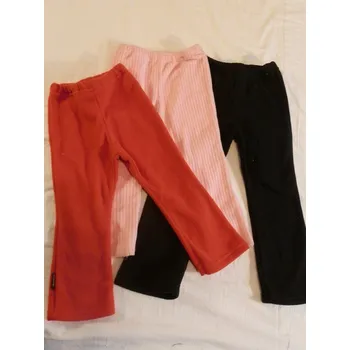 Dívčí flaušové fleece kalhoty, legíny česká výroba., velikost 92, Barva Černá, Složení materiálu 100%polyester