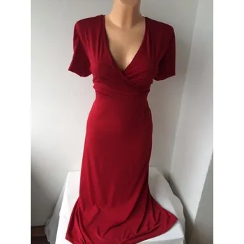 Dámské šaty Vínově červené šaty TONIL, Barva Červená, Velikost XXL50, Materiál 98% Polyester 2% Lycra