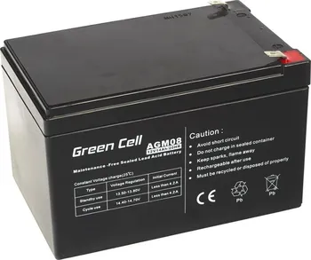 Záložní baterie Green Cell AGM 12 V 14 Ah