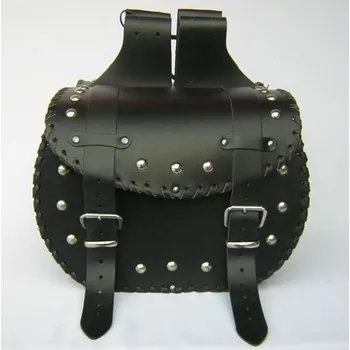 Zavazadlo na motocykl Kožené brašny na chopper ROUND I