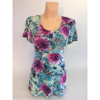 Dámská halenka Halenka- tunika prodloužená ZELINKA, Barva Zelená, Velikost XXXL 54, Rukáv Krátký rukáv