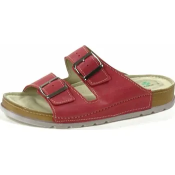 Dámská zdravotní obuv Sante zdravotní obuv * Santé N/00211/1/30 SP dámské kožené zdravotní pantofle červené Tabulka dámských velikostí: 37