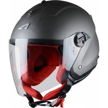 Helma na motorku Moto přilba ASTONE MINIJET S gun metal matná S