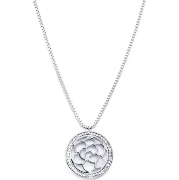 Řetízek biju Řetízek z chirurgické oceli+přívěsek, mandala se zirkony 3001001