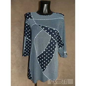 Dámská halenka Halenka PUNTTA 58-60, Barva Hnědá, Velikost XXL 48, Materiál 96% Viskoza 4% Lycra