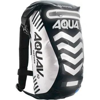 Zavazadlo na motocykl OXFORD Vodotěsný batoh Aqua V12 Extreme Visibility černý
