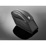Motocyklové brašny Highway Hawk FLAME (velké) - s vytlačenými plameny, TEK kůže (2ks) Černá