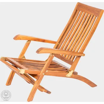 Zahradní lehátko FaKOPA Venkovní teakové lehátko Lucy