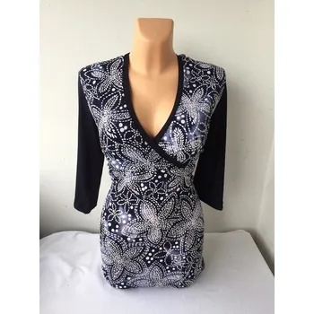 Dámská tunika Halenka PIKO, Barva Modrá, Velikost XXL 48, Materiál 96% Viskoza 4% Lycra