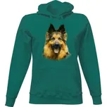 Dámská mikina s kapucí s potiskem Chodský pes dámské